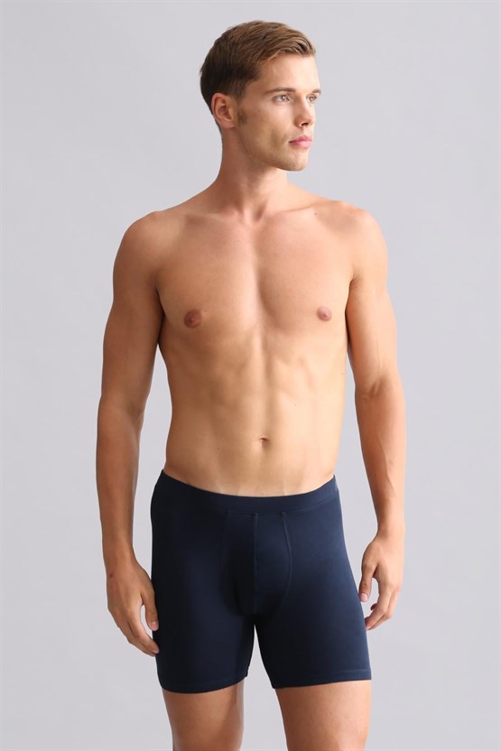 Mısırlı BAMBU ZEUS Regular Fit Long Boxer Lacivert