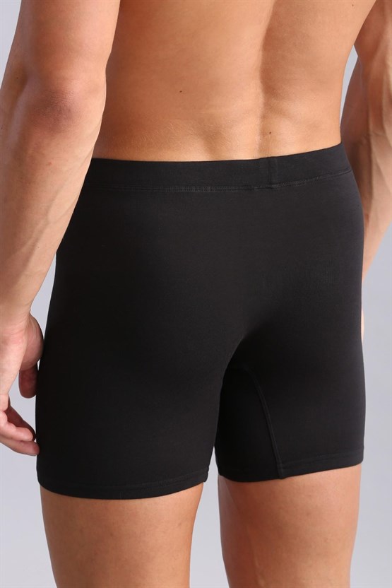 Mısırlı BAMBU ZEUS Regular Fit Long Boxer Siyah