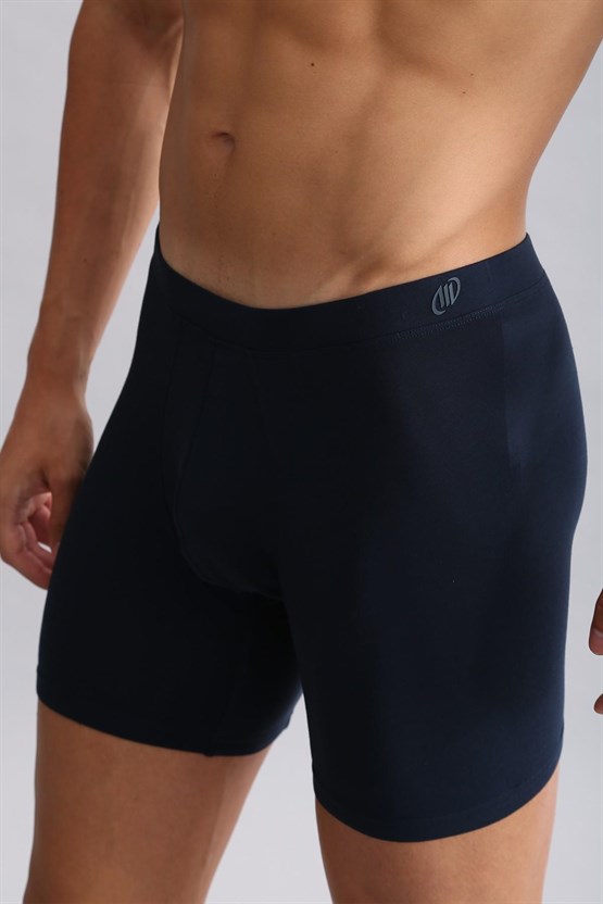 Mısırlı BAMBU ZEUS Regular Fit Long Boxer Lacivert
