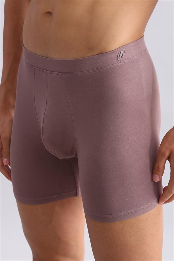 Mısırlı BAMBU ZEUS Regular Fit Long Boxer Lavender