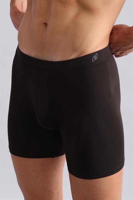 Mısırlı BAMBU ZEUS Regular Fit Long Boxer Kahverengi