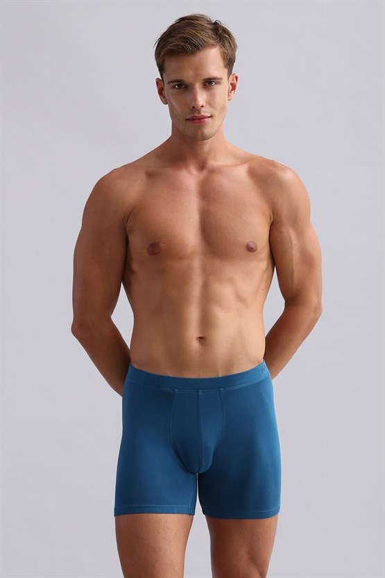 Mısırlı BAMBU ZEUS Regular Fit Long Boxer Petrol