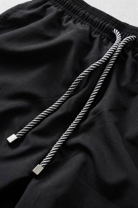 Mısırlı Basıc Deniz Şort Siyah