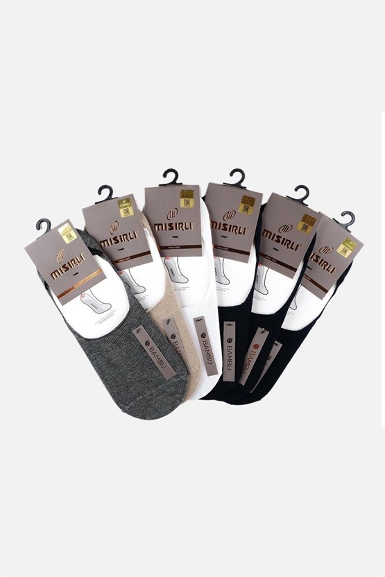 Mısırlı Erkek Bambu 6 Çift Yazlık Babet Çorap Çok Renkli