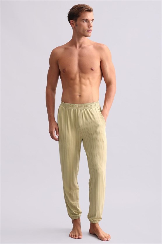 Mısırlı Erkek Bambu Jogger Pantolon Adaçayı Yeşili