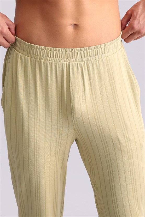 Mısırlı Erkek Bambu Jogger Pantolon Adaçayı Yeşili