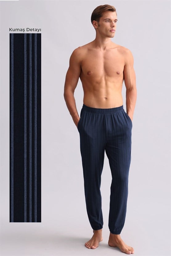 Mısırlı Erkek Bambu Jogger Pantolon Lacivert