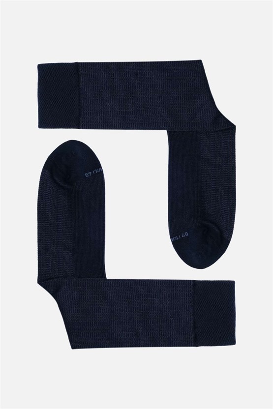 Mısırlı Erkek Bambu Tekli Soket Çorap Lacivert