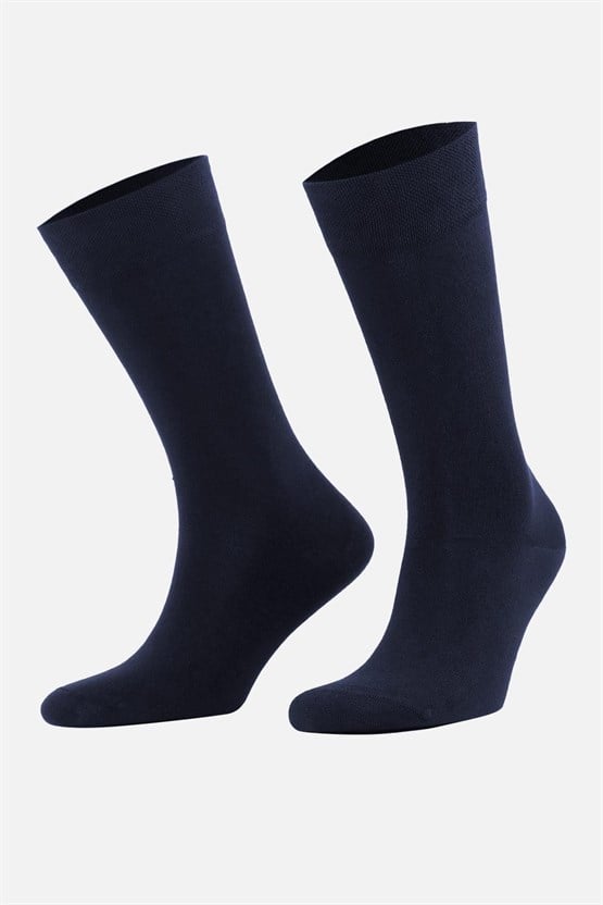 Mısırlı Erkek Bambu Tekli Soket Çorap Lacivert