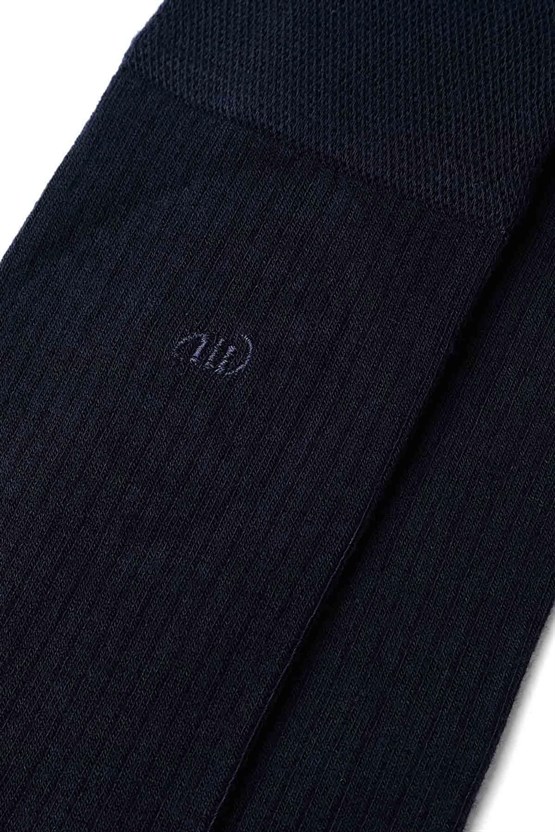 Mısırlı Erkek Bambu Tekli Soket Çorap Lacivert