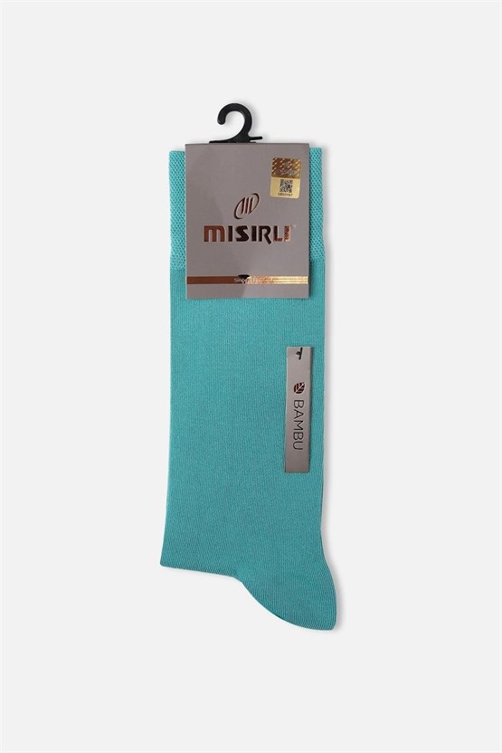 Mısırlı Erkek Bambu Tekli Soket Çorap Mavi