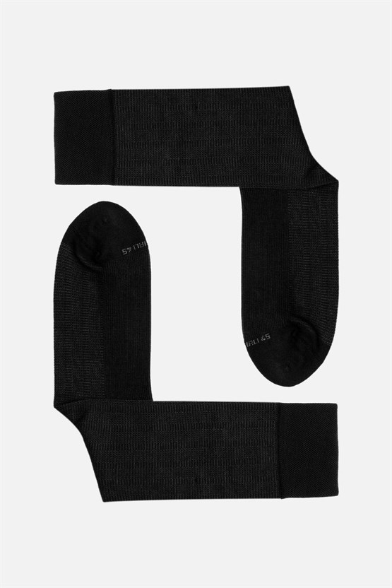 Mısırlı Erkek Bambu Tekli Soket Çorap Siyah