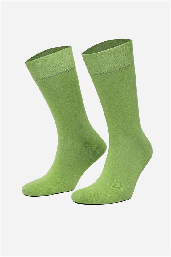 Mısırlı Erkek Bambu Tekli Soket Çorap Yeşil