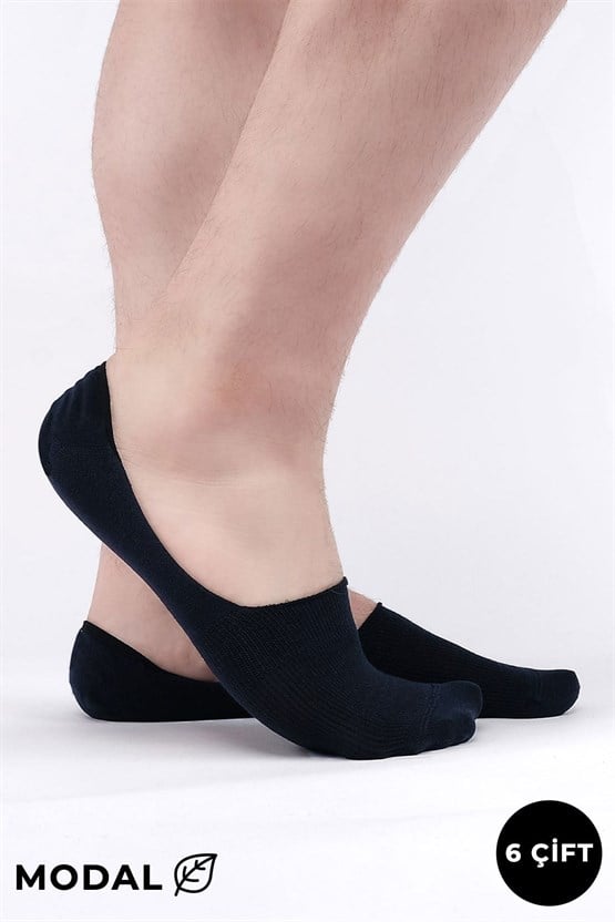 Mısırlı Erkek Modal 6 Çift Yazlık Babet Çorap Çok Renkli