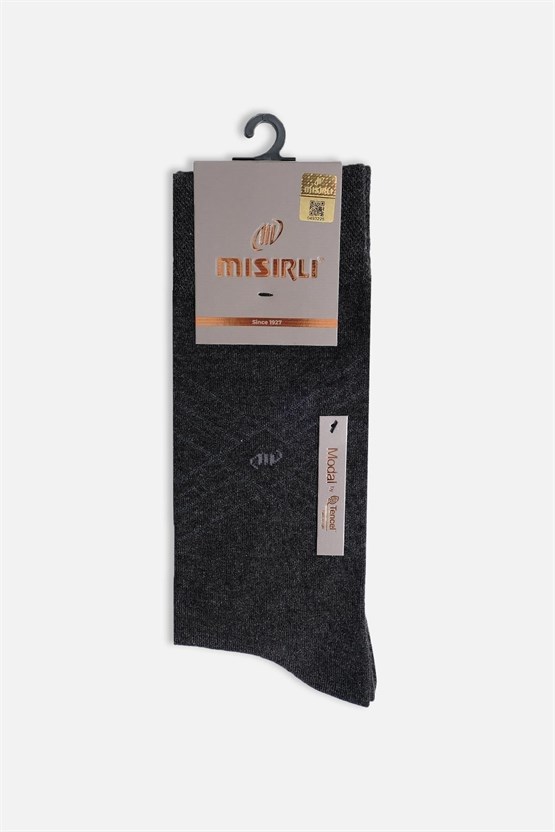 Mısırlı Erkek Modal Tekli Soket Çorap Antrasit