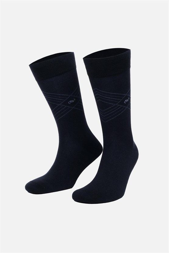 Mısırlı Erkek Modal Tekli Soket Çorap Lacivert