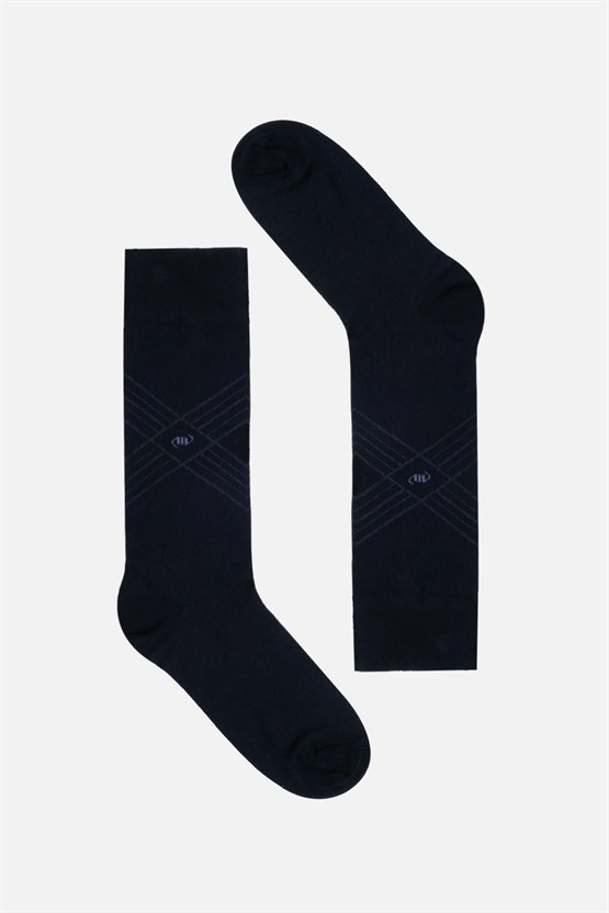 Mısırlı Erkek Modal Tekli Soket Çorap Lacivert