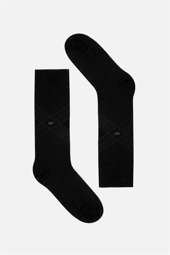 Mısırlı Erkek Modal Tekli Soket Çorap Siyah