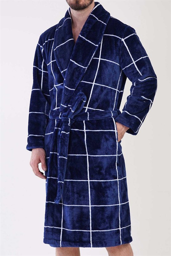 Mısırlı Erkek Welsoft Sabahlık Lacivert