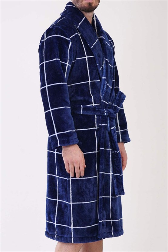 Mısırlı Erkek Welsoft Sabahlık Lacivert