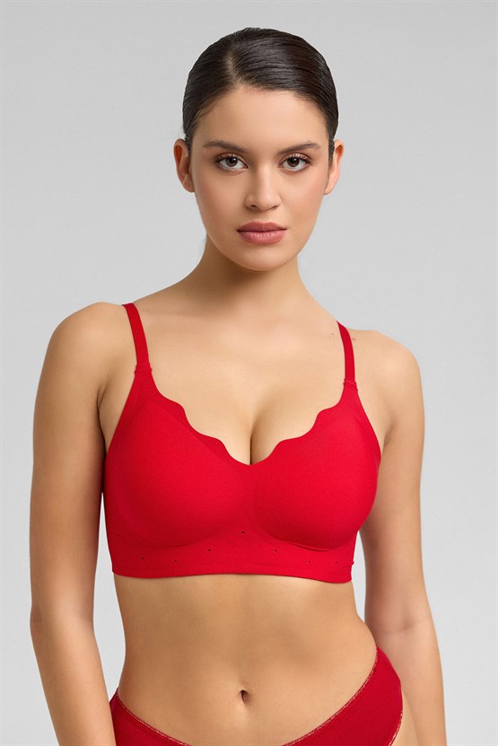 Mısırlı Hayalet Sütyen Kırmızı