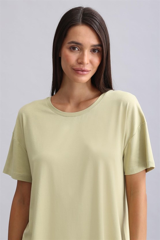 Mısırlı Kadın Bambu Pijama Alt Adaçayı Yeşili