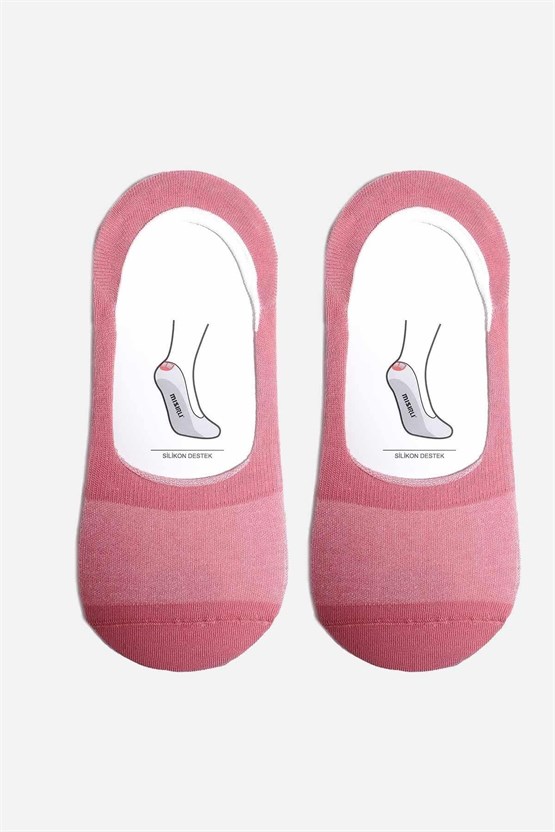 Mısırlı Kadın Bambu Tekli Yazlık Babet Çorap Pembe