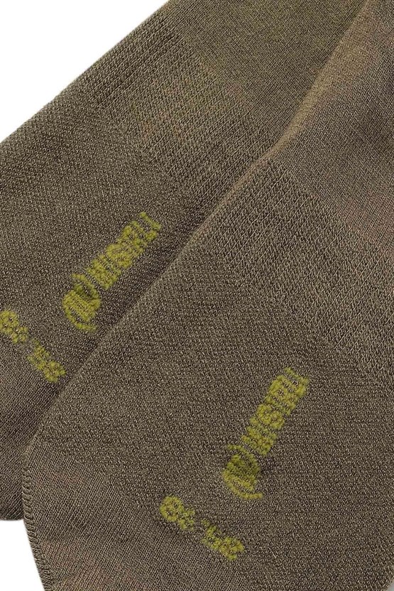 Mısırlı Kadın Bambu Tekli Yazlık Babet Çorap Haki