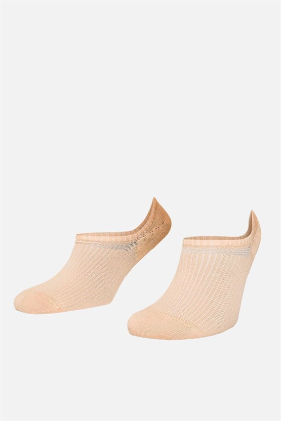 Mısırlı Kadın Bambu Tekli Yazlık No Show Çorap Somon
