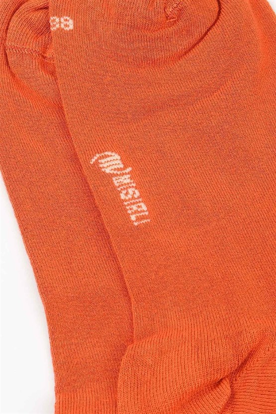 Mısırlı Kadın Bambu Tekli Yazlık Patik Çorap Kiremit