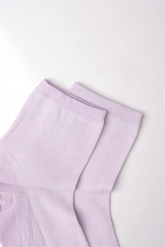 Mısırlı Kadın Merserize Tekli Soket Çorap Pembe