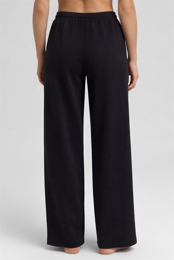 Mısırlı Kadın Modal Düz Paça Pantolon Antrasit