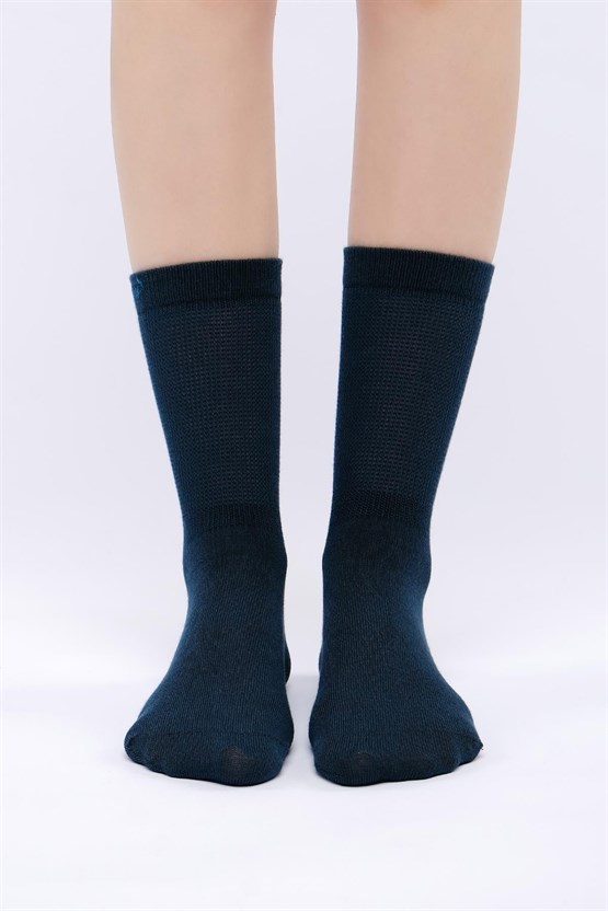 Mısırlı Kadın Modal Tekli Soket Çorap Petrol