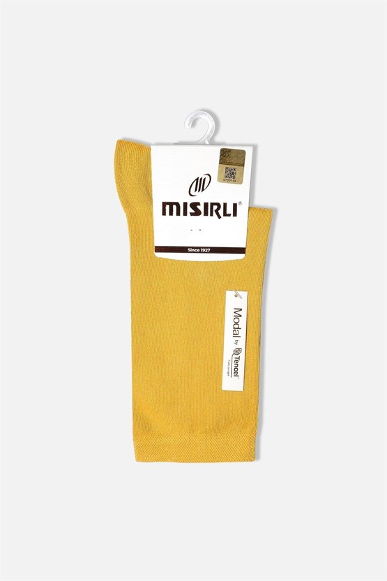 Mısırlı Kadın Modal Tekli Soket Çorap Sarı