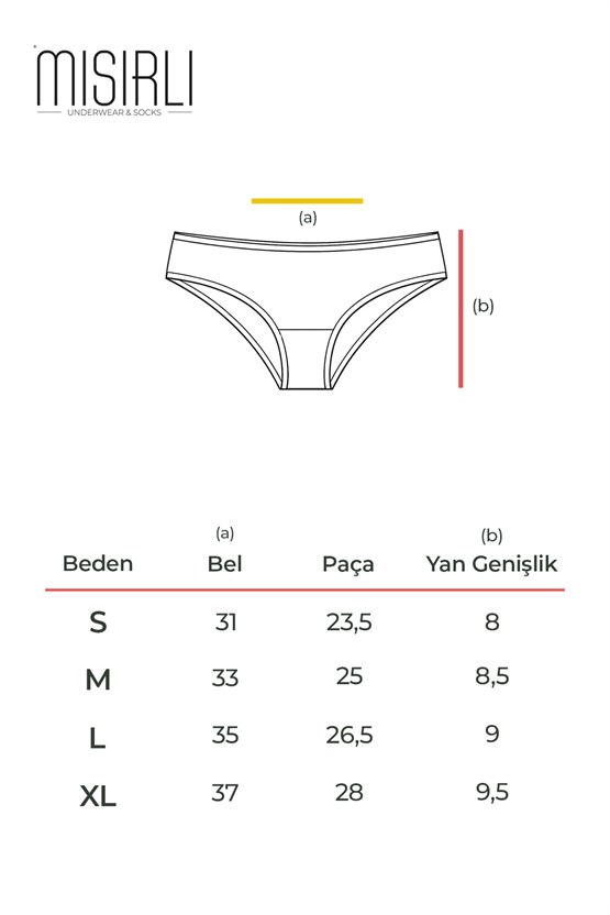 Mısırlı Micro Modal Cheeky Külot Ekru