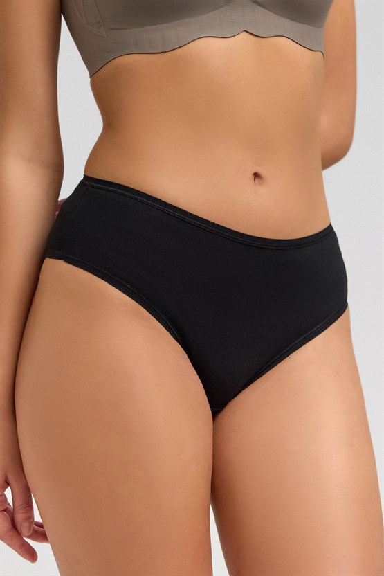 Mısırlı Micro Modal Cheeky Külot Siyah