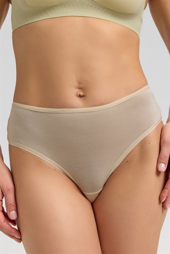 Mısırlı Micro Modal Cheeky Külot Ten