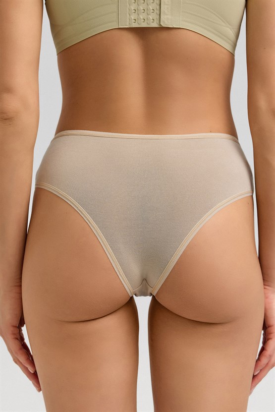 Mısırlı Micro Modal Cheeky Külot Ten