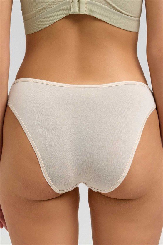 Mısırlı Micro Modal Slip Ekru