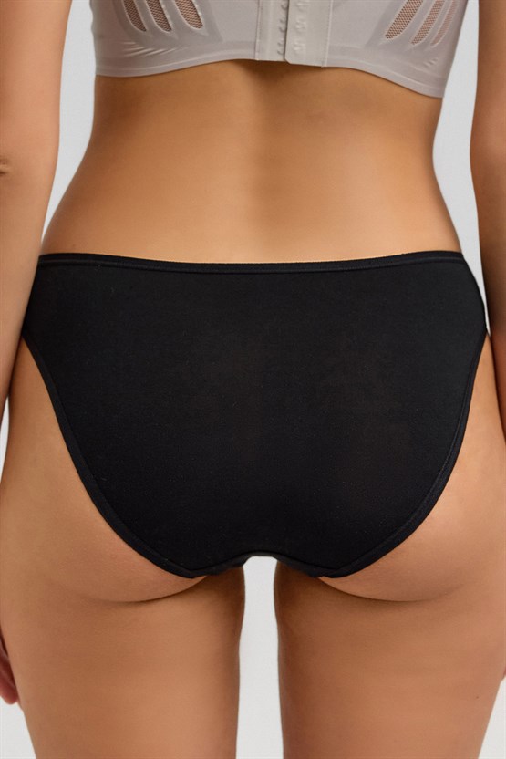 Mısırlı Micro Modal Slip Siyah