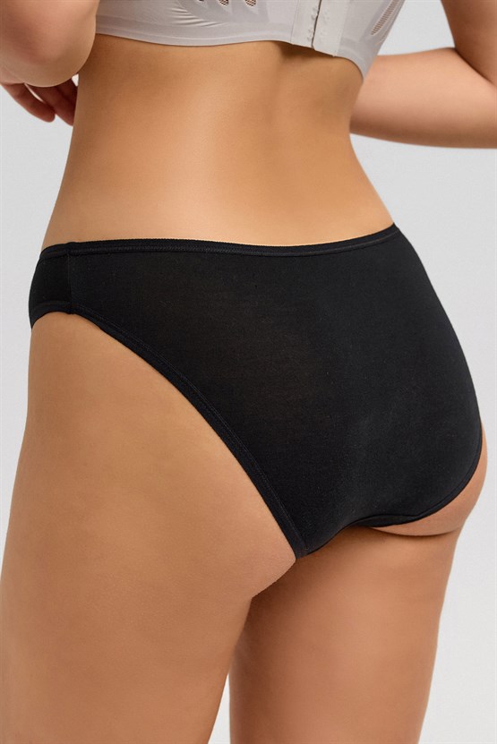 Mısırlı Micro Modal Slip Siyah