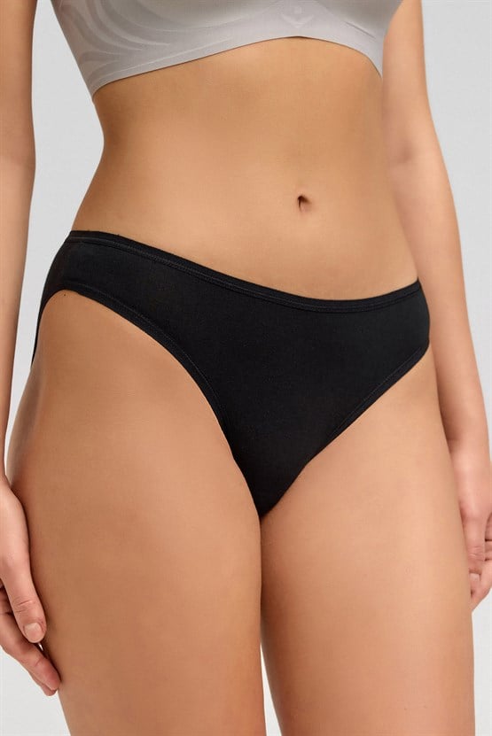 Mısırlı Micro Modal Slip Siyah