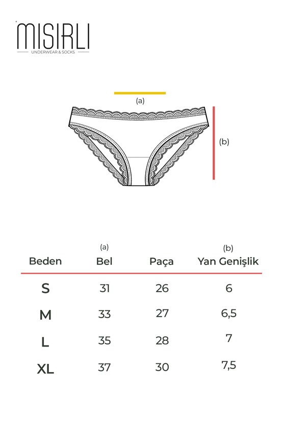 Mısırlı Modal Dantelli Slip Ekru