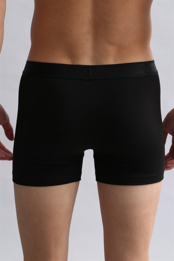 Mısırlı Modal by TENCEL Compact Cotton Klasik Boxer Siyah