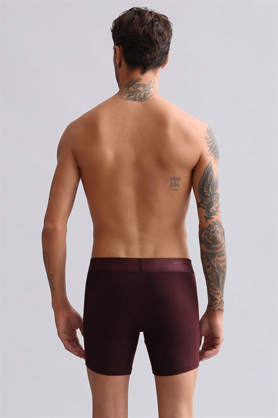Mısırlı Modal by TENCEL SPARTACUS PERFORMANCE Long Boxer Bordo