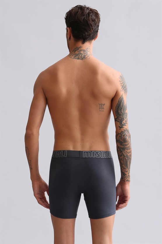 Mısırlı Modal by TENCEL SPARTACUS PERFORMANCE Long Boxer Antrasit
