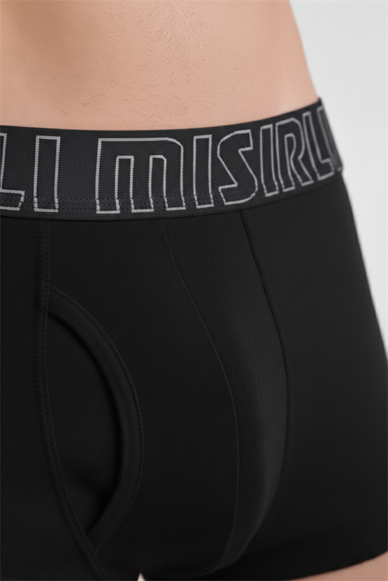 Mısırlı Modal by TENCEL SPARTACUS PERFORMANCE Boxer Siyah