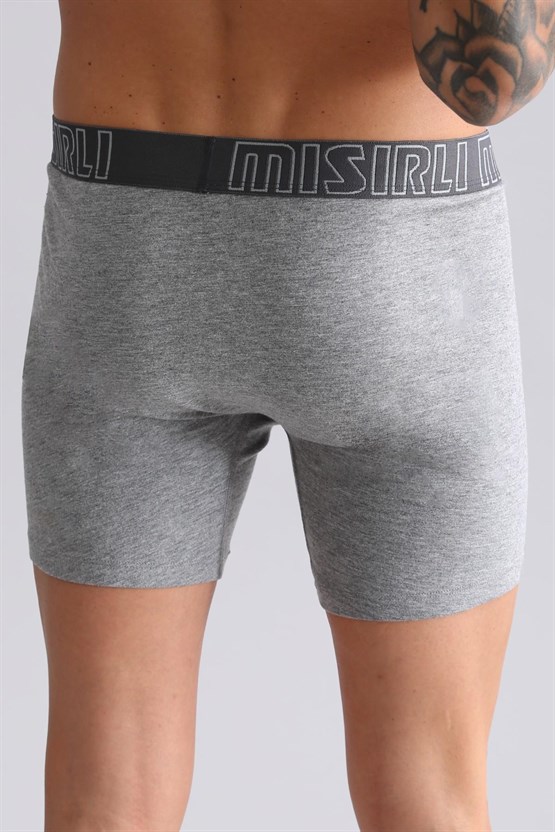 Mısırlı Modal by TENCEL SPARTACUS PERFORMANCE Long Boxer Gri
