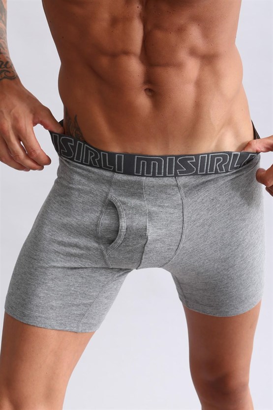 Mısırlı Modal by TENCEL SPARTACUS PERFORMANCE Long Boxer Gri