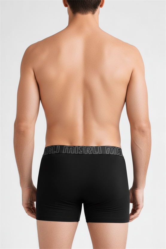 Mısırlı Modal by TENCEL SPARTACUS PERFORMANCE Boxer Siyah